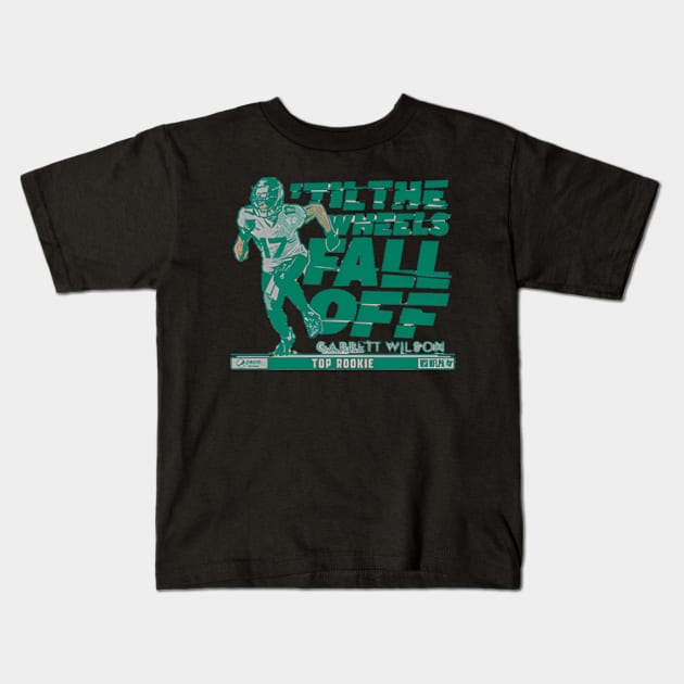 Garrett Wilson 'Til The Wheels Fall Off Kids T-Shirt by lam-san-dan